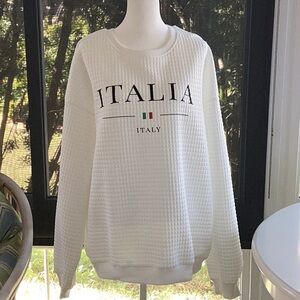 Quilted Italia Sweatshirt